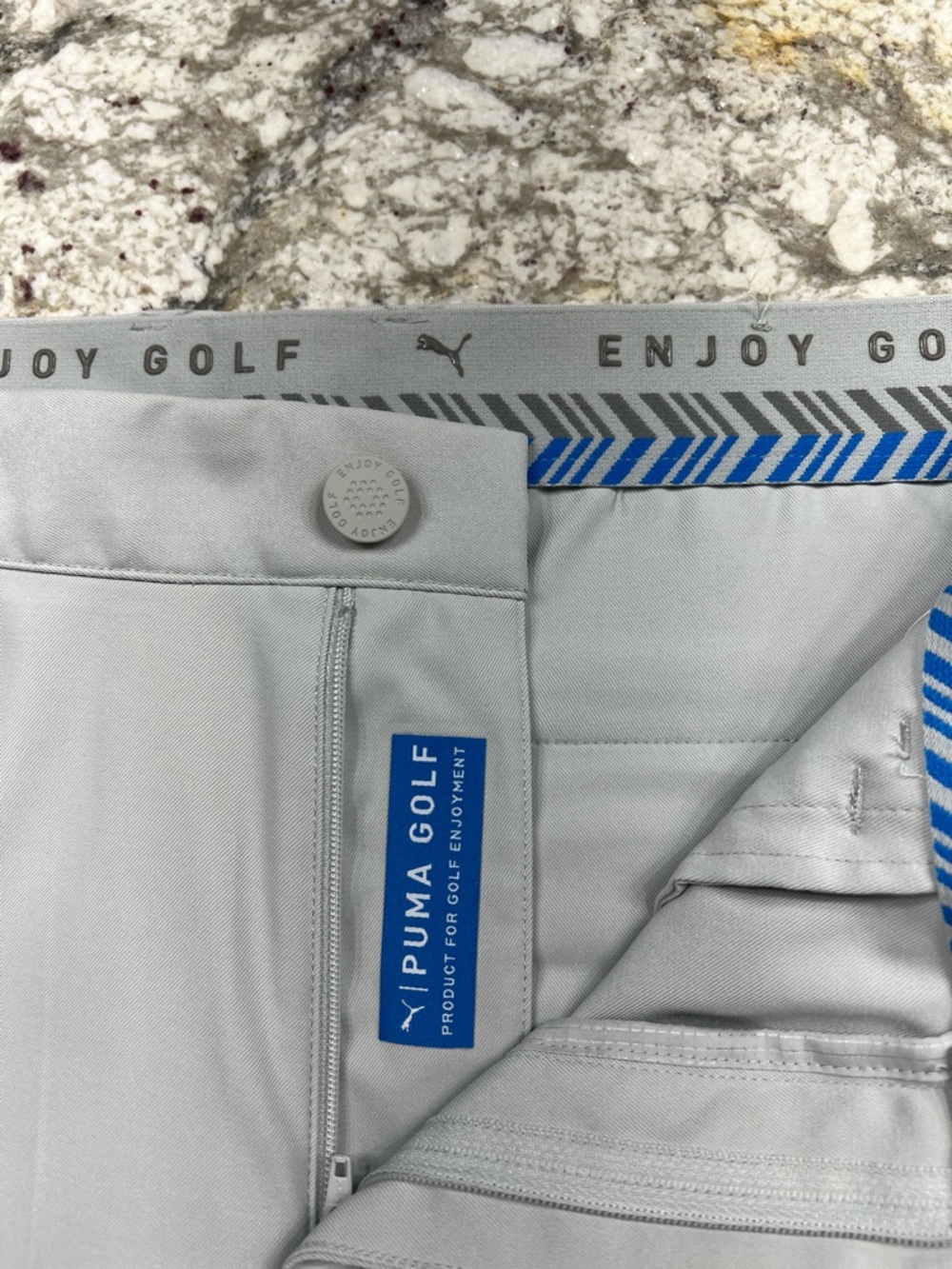 Puma Light Gray Performance Pants - Picture 7 of 17